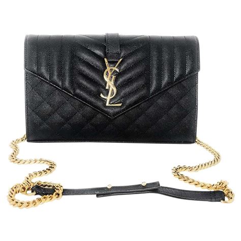 ysl monogram envelope wallet on chain|ysl envelope wallet on chain.